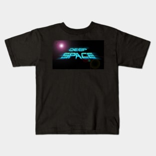 Deep Space - Light Blue Kids T-Shirt